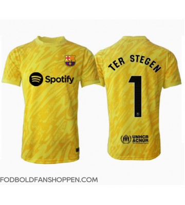 Barcelona Ter Stegen #1 Målmand Hjemmebanetrøje 2024-25 Kortærmet